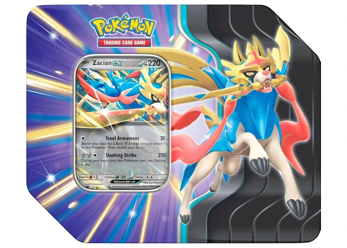 Pokèmon Slashing Legends Zacian Tin
