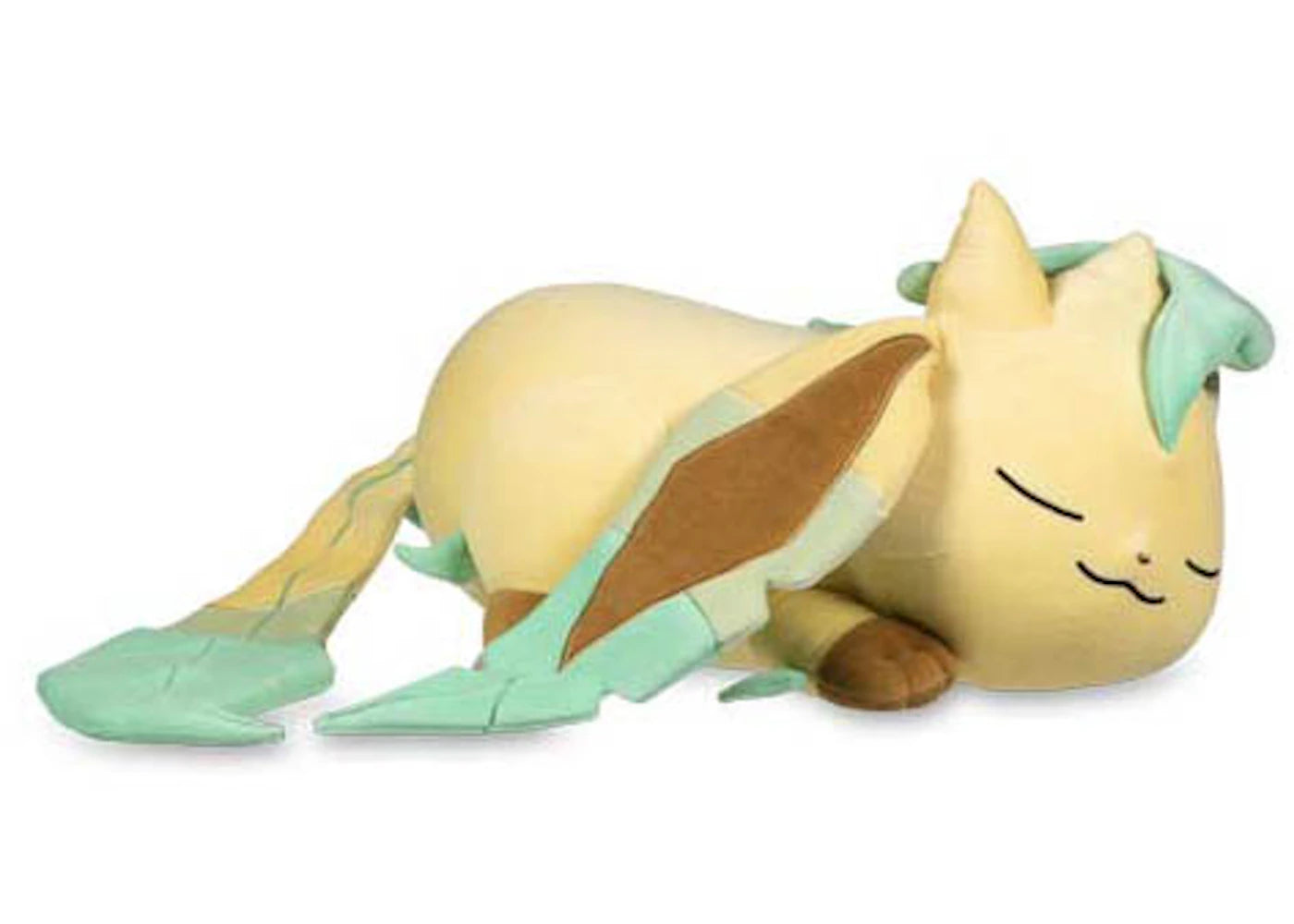 Pokemon Sleeping Leafeon Poké Plush