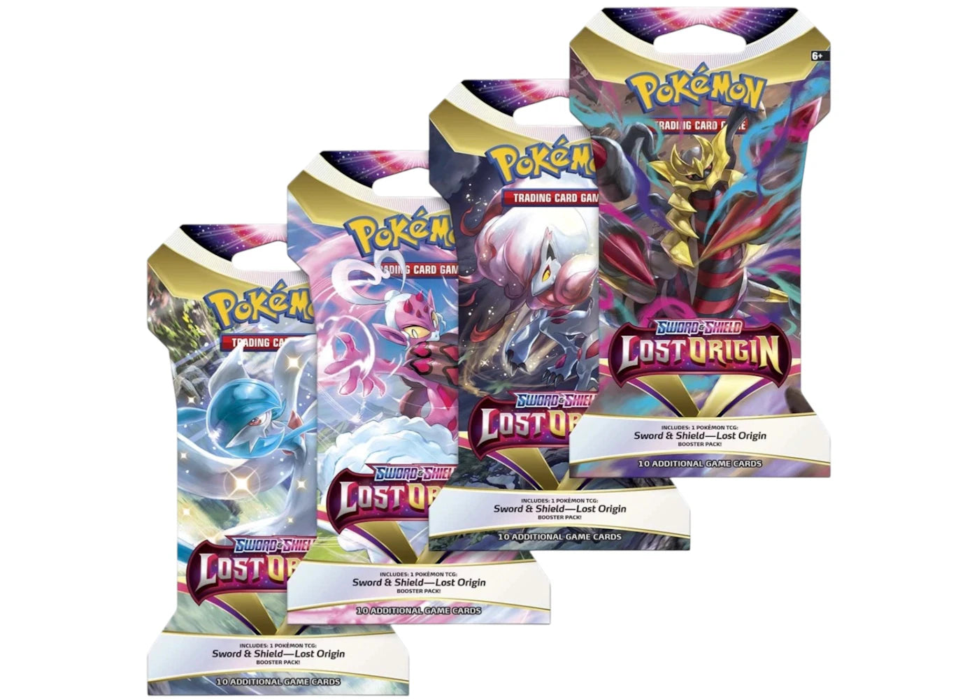 Pokémon Sword & Shield Lost Origin Sleeved Booster Pack 4x Lot (Artwork May Vary)