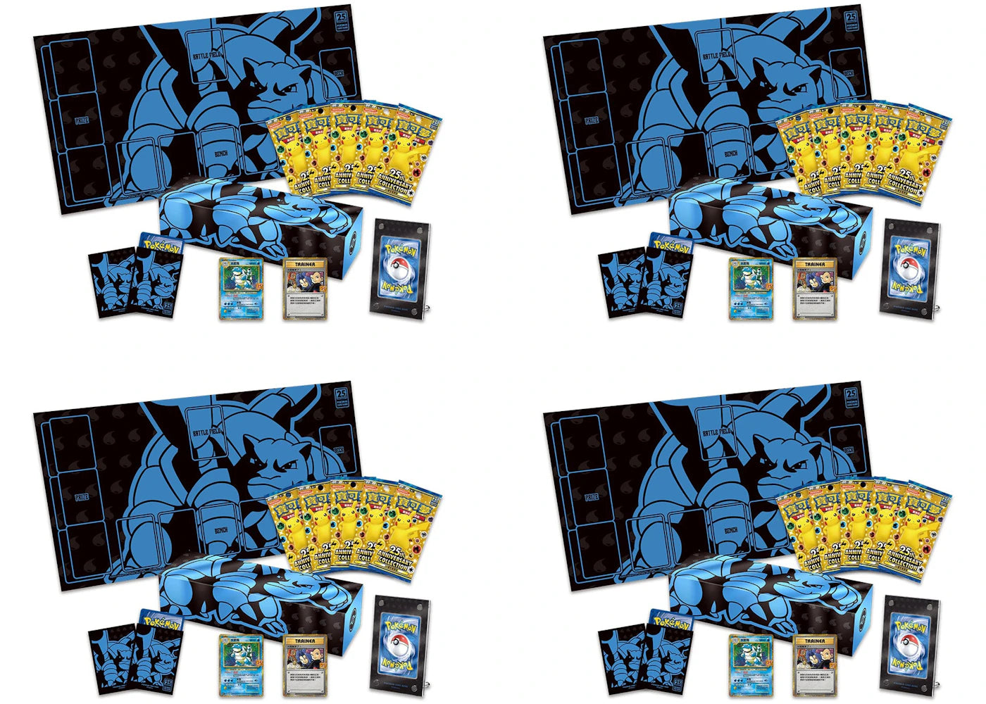 Pokémon TCG 25th Anniversary Collection Blastoise Box (Traditional Chinese) 4x Lot