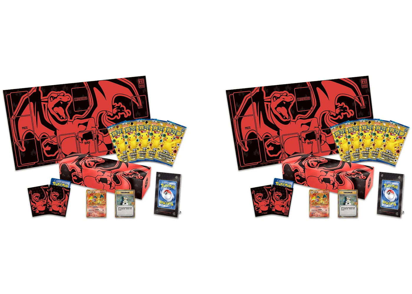 Pokémon TCG 25th Anniversary Collection Charizard Box (Traditional Chinese) 2x Lot