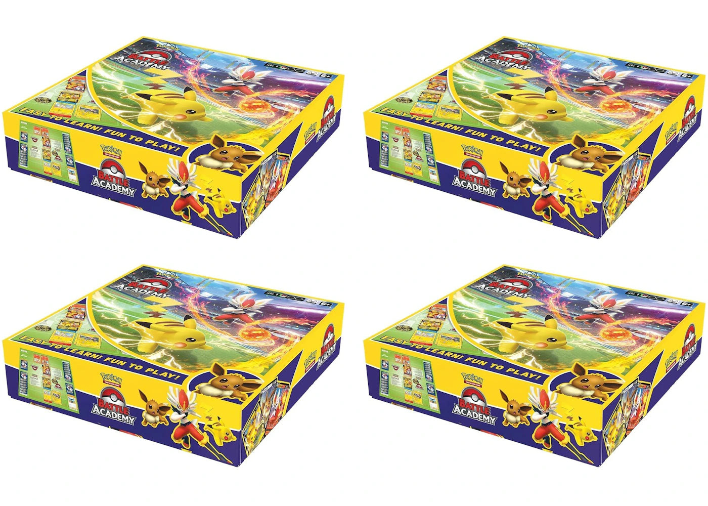 Pokémon TCG Battle Academy Box (2022) 4x Lot
