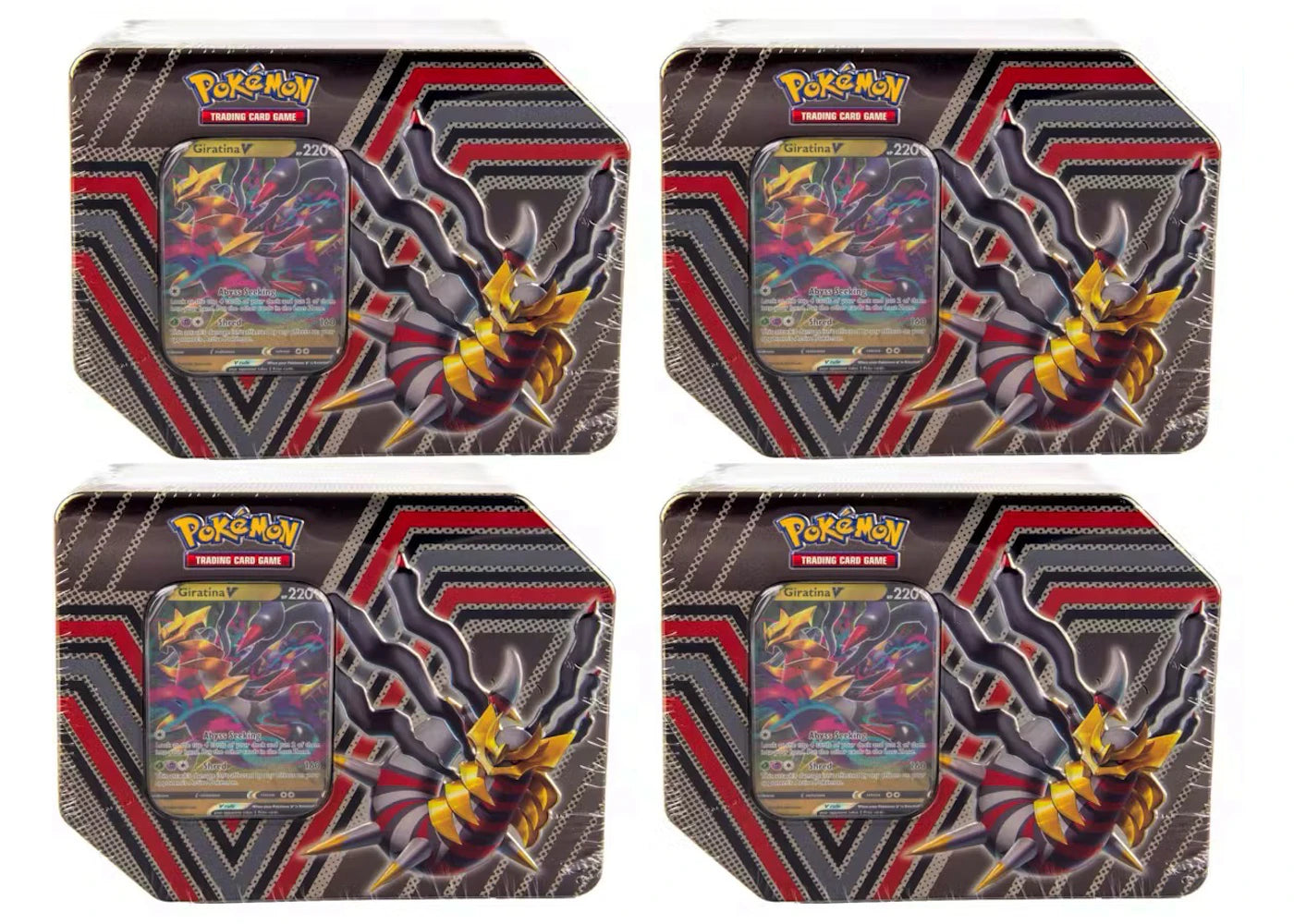 Pokémon TCG Hidden Potential Tin Giratina V 4x Lot