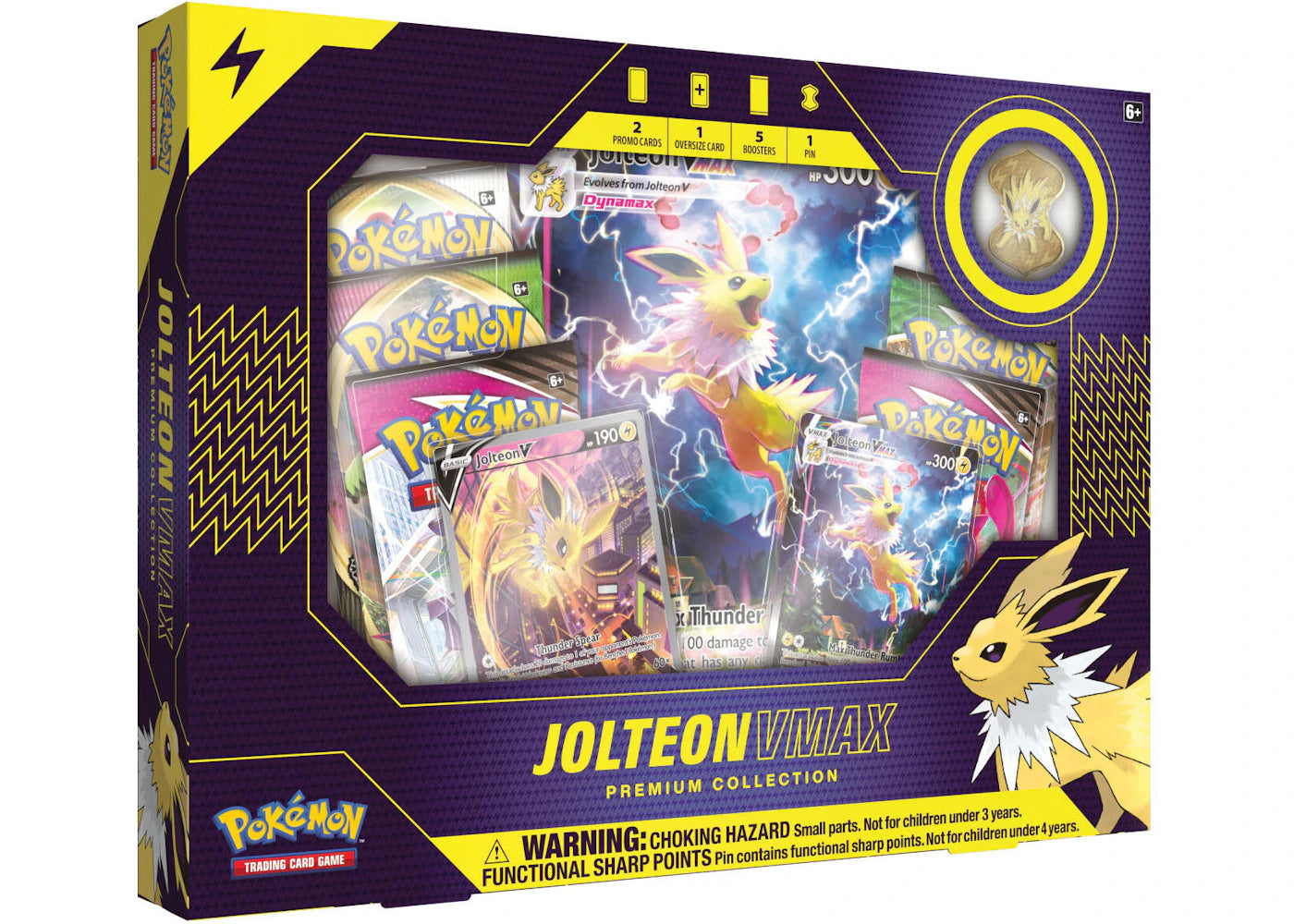 Pokémon TCG Jolteon V VMAX Premium Collection Box (UK Version)