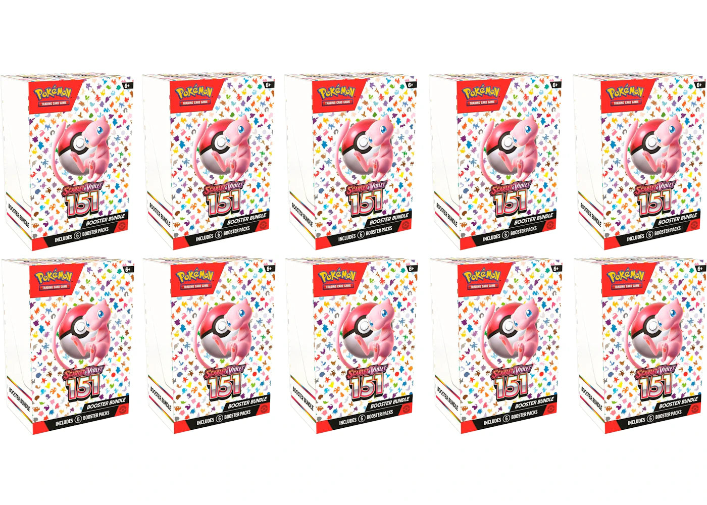 Pokémon TCG Scarlet & Violet 151 6pk Booster Bundle 10x Lot