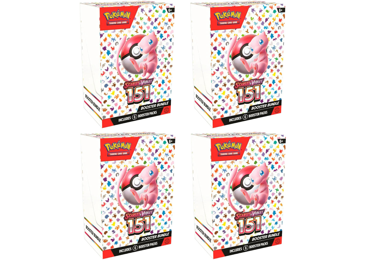 Pokémon TCG Scarlet & Violet 151 6pk Booster Bundle 4x Lot