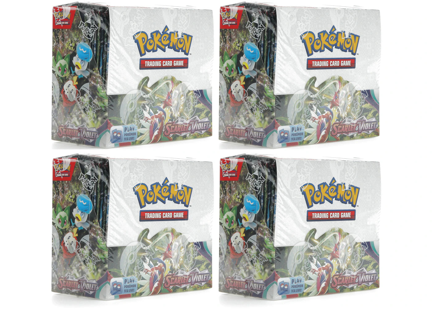 Pokémon TCG Scarlet & Violet Booster Box 4x Lot