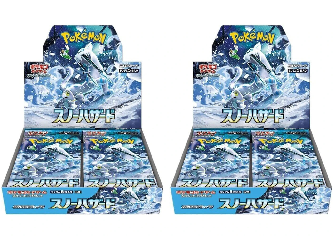 Pokémon TCG Scarlet & Violet Expansion Pack Snow Hazard Booster Box (Japanese) 2x Lot