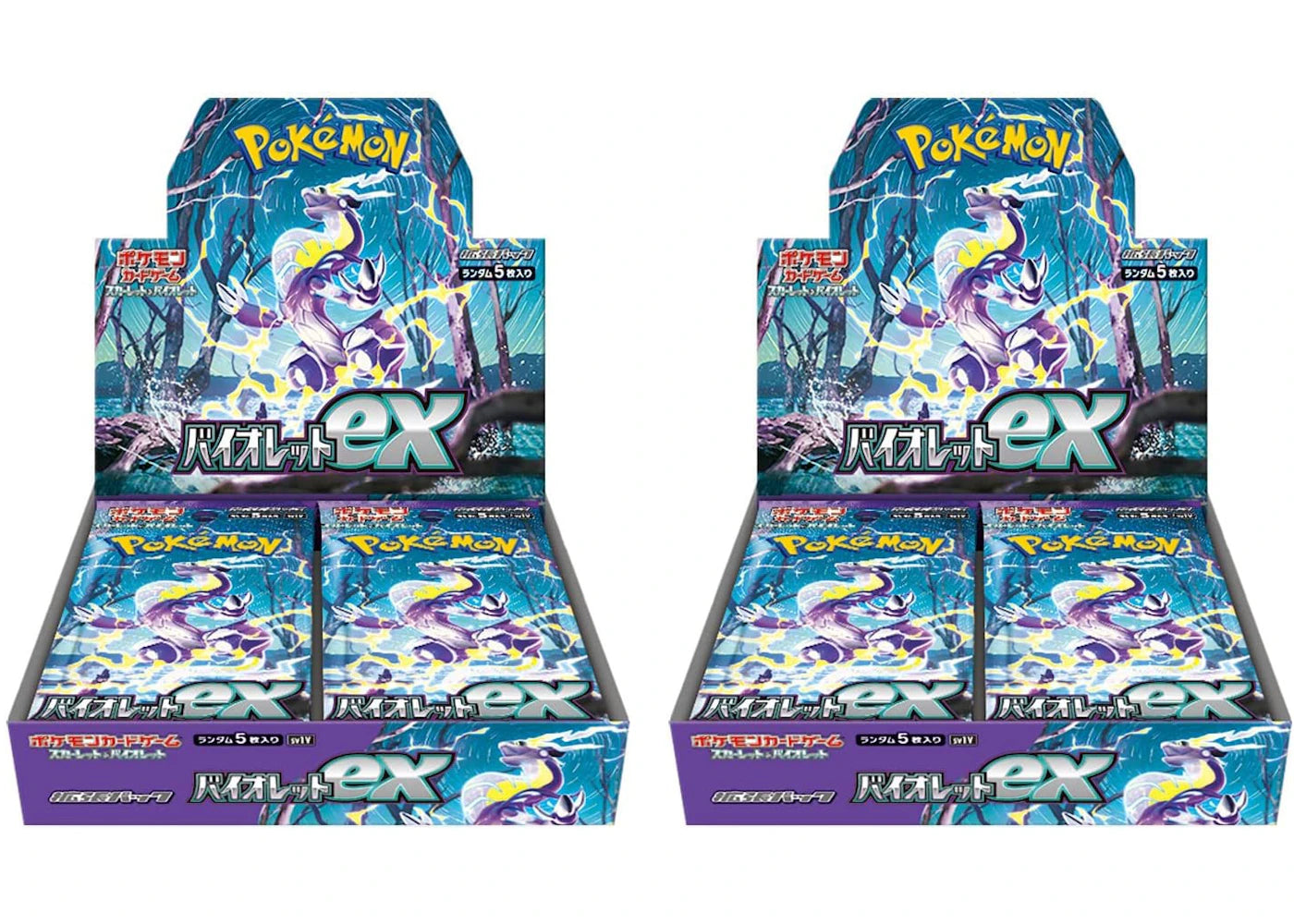 Pokémon TCG Scarlet & Violet Expansion Pack Violet ex Box (Japanese) 2x Lot