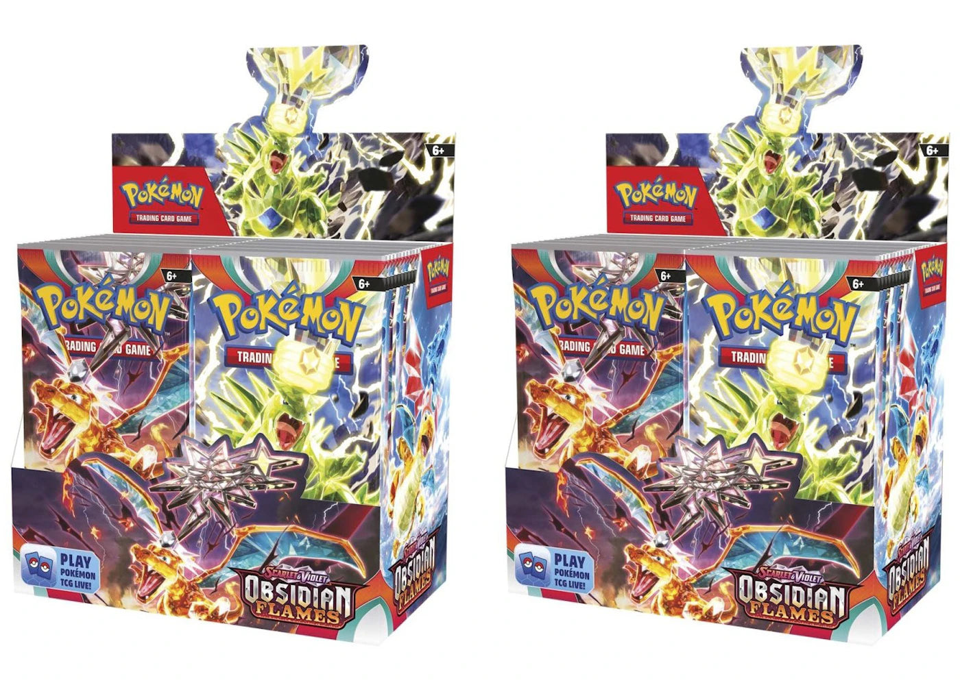 Pokémon TCG Scarlet & Violet Obsidian Flames Booster Box 2x Lot