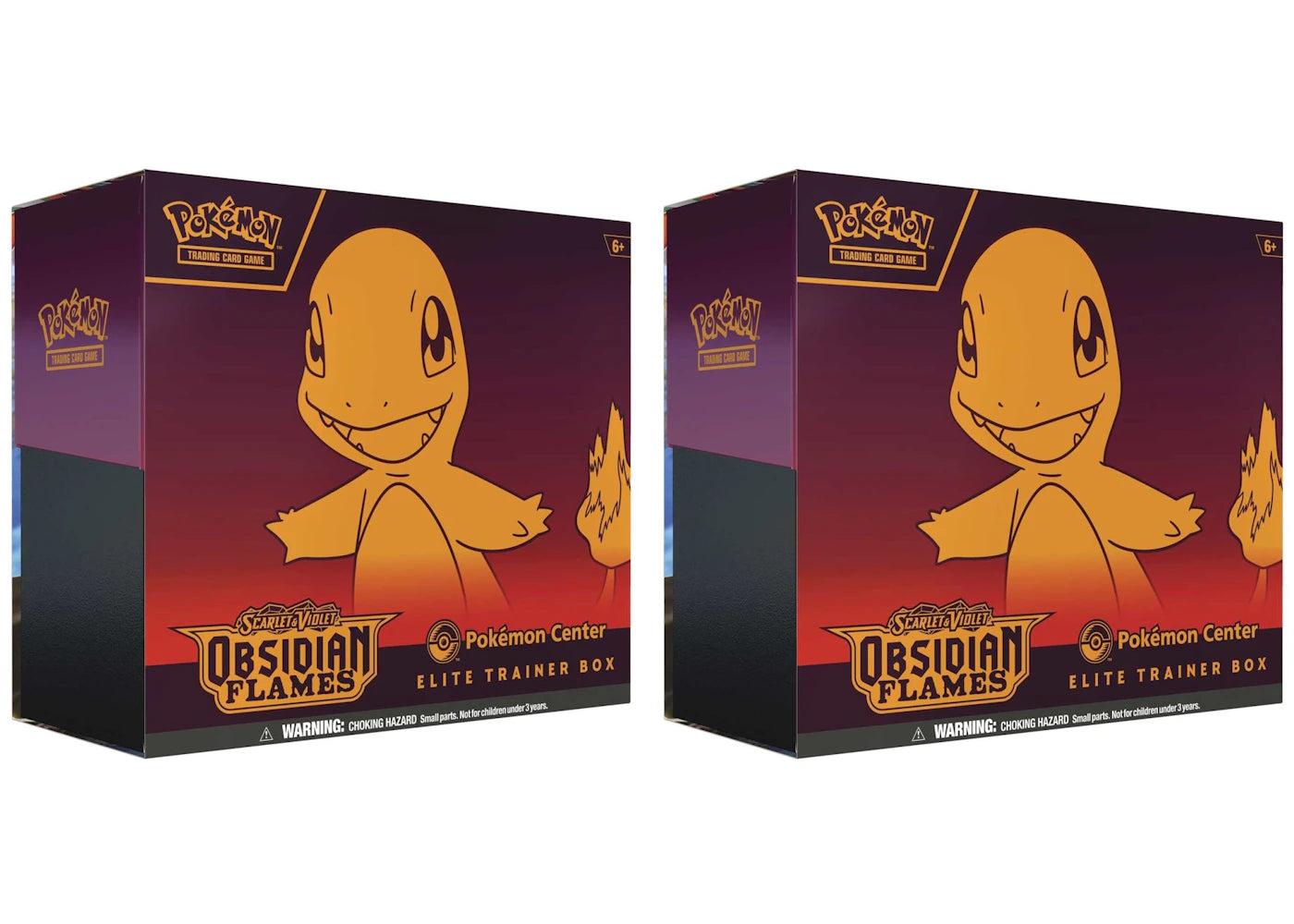 Pokémon TCG Scarlet & Violet Obsidian Flames Pokémon Center Elite Trainer Box 2x Lot