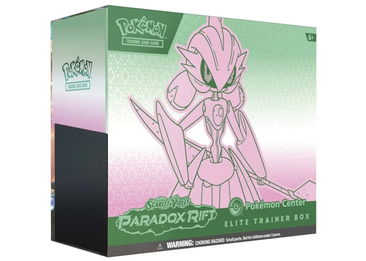 Pokémon TCG Scarlet & Violet Paradox Rift Iron Valiant Pokemon Center Elite Trainer Box
