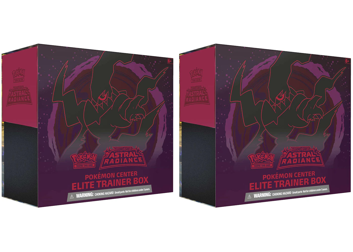 Pokémon TCG Sword & Shield Astral Radiance Pokémon Center Exclusive Elite Trainer Box 2x Lot