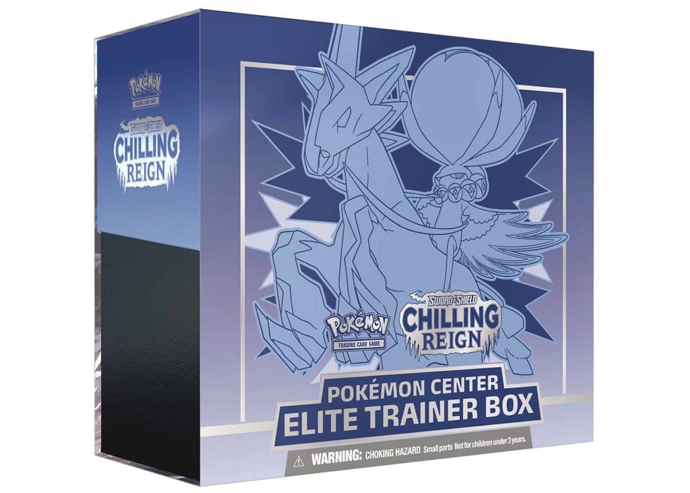 Pokémon TCG Sword & Shield Chilling Reign (Pokémon Center Exclusive) Elite Trainer Box (Ice Rider Calyrex)