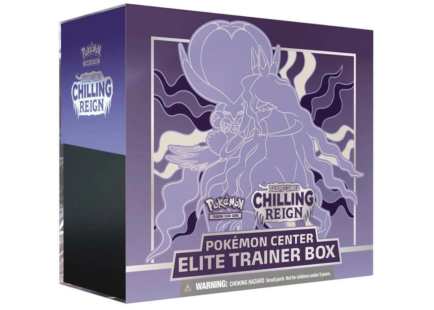 Pokémon TCG Sword & Shield Chilling Reign (Pokémon Center Exclusive) Elite Trainer Box (Shadow Rider Calyrex)