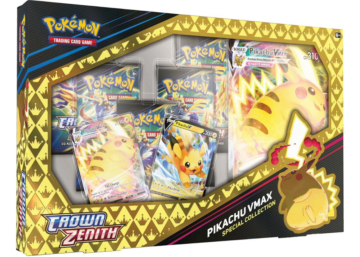 Pokémon TCG Sword & Shield Crown Zenith Pikachu VMAX Special Collection Box