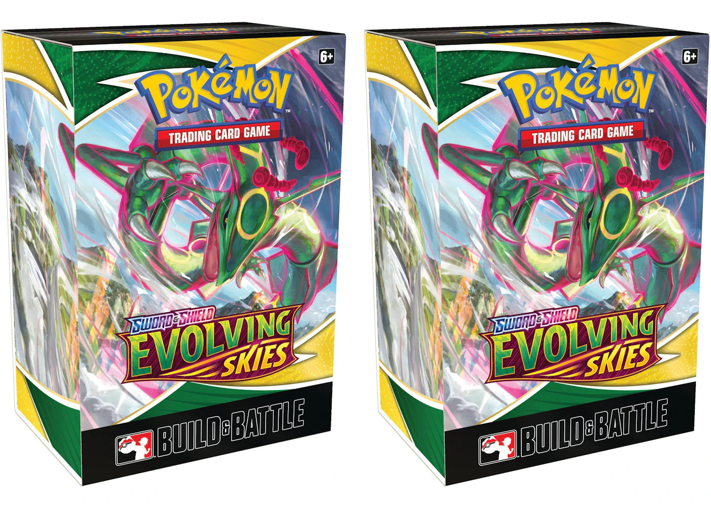 Pokémon TCG Sword & Shield Evolving Skies Build & Battle Box 2x Lot