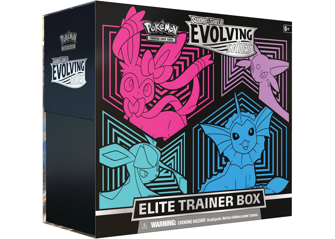 Pokémon TCG Sword & Shield Evolving Skies Elite Trainer Box (Glaceon/Vaporeon/Sylveon/Espeon)
