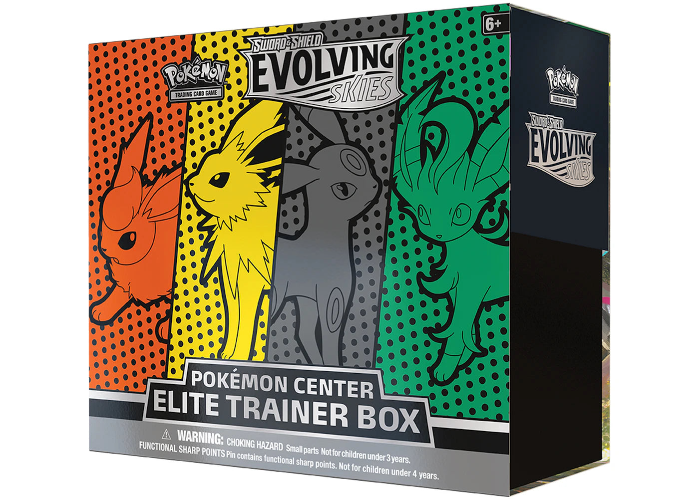 Pokémon TCG Sword & Shield Evolving Skies Pokémon Center Elite Trainer Box (Flareon/Jolteon/Umbreon/Leafeon)