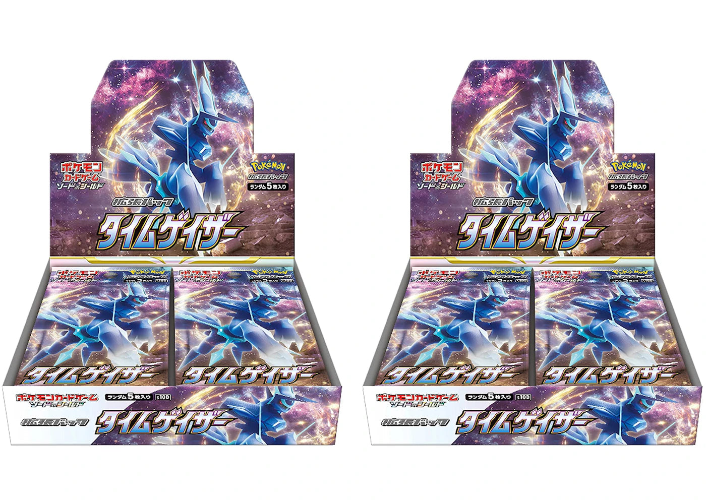 Pokémon TCG Sword & Shield Expansion Pack S10D Time Gazer Booster Box (Japanese) 2x Lot