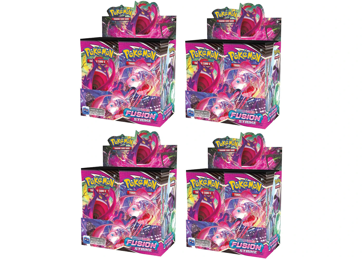 Pokémon TCG Sword & Shield Fusion Strike Booster Box 4x Lot