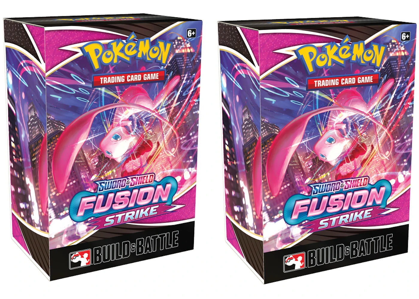 Pokémon TCG Sword & Shield Fusion Strike Build & Battle Box 2x Lot