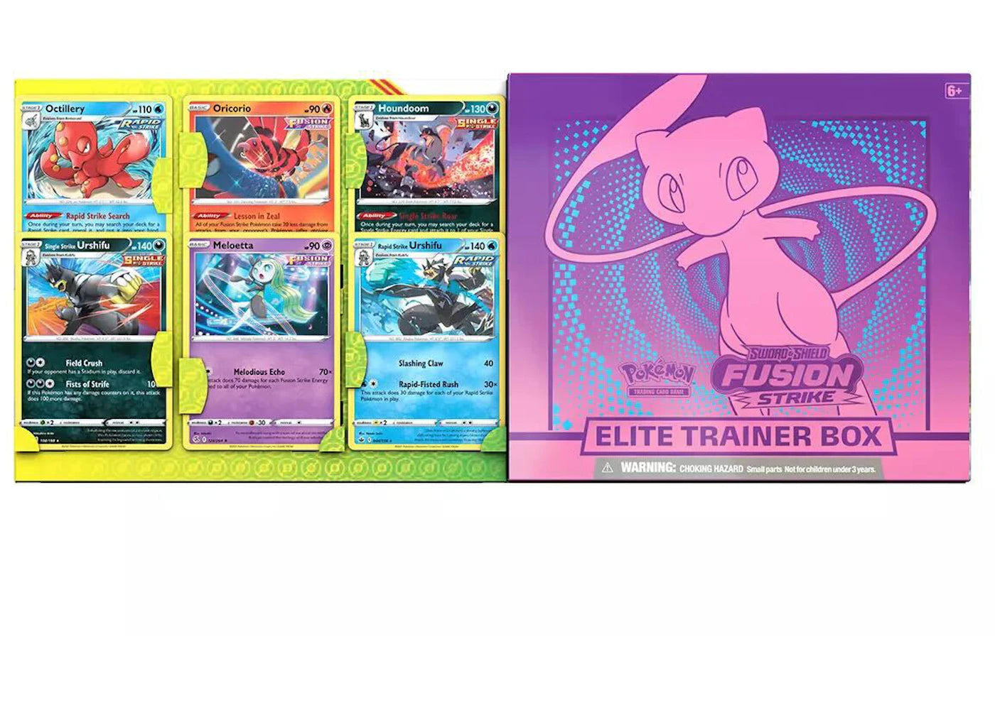 Pokémon TCG Sword & Shield Fusion Strike Elite Trainer Box (with Bonus Cards)