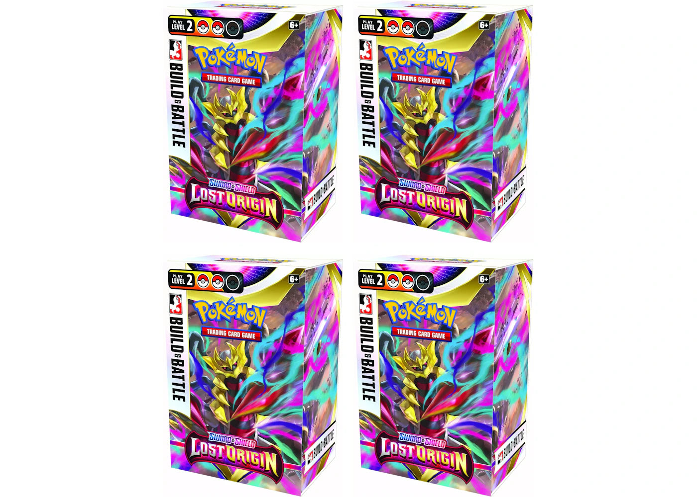 Pokémon TCG Sword & Shield Lost Origin Build and Battle Box 4x Lot