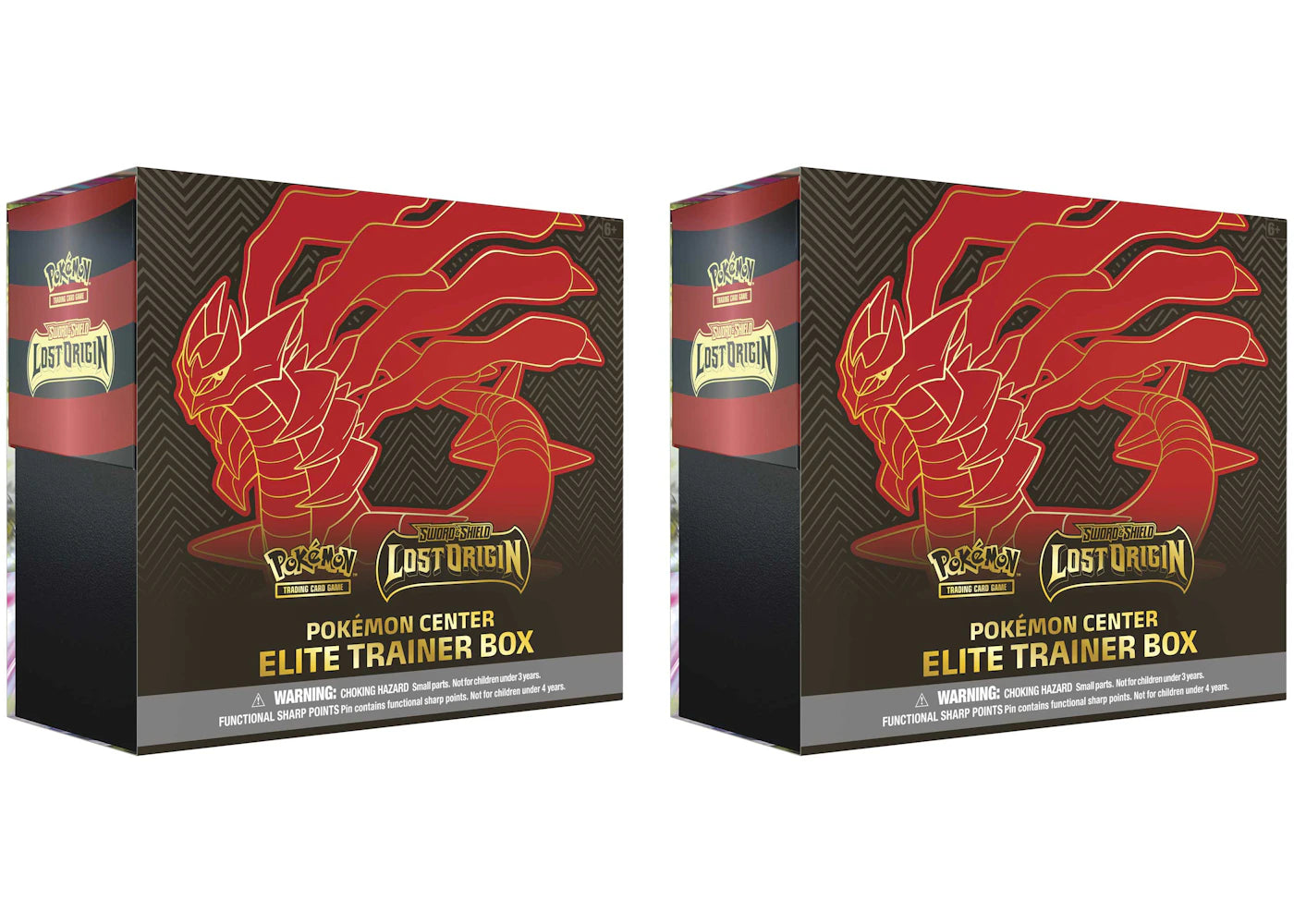 Pokémon TCG Sword & Shield Lost Origin Pokémon Center Elite Trainer Box 2x Lot