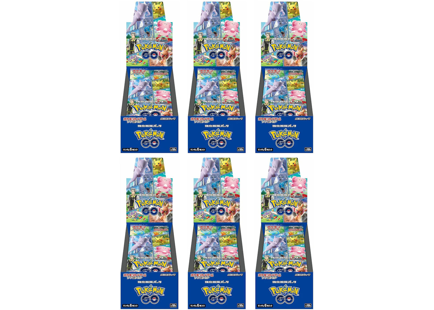 Pokémon TCG Sword & Shield Pokémon GO Booster Box (Japanese) 6x Lot