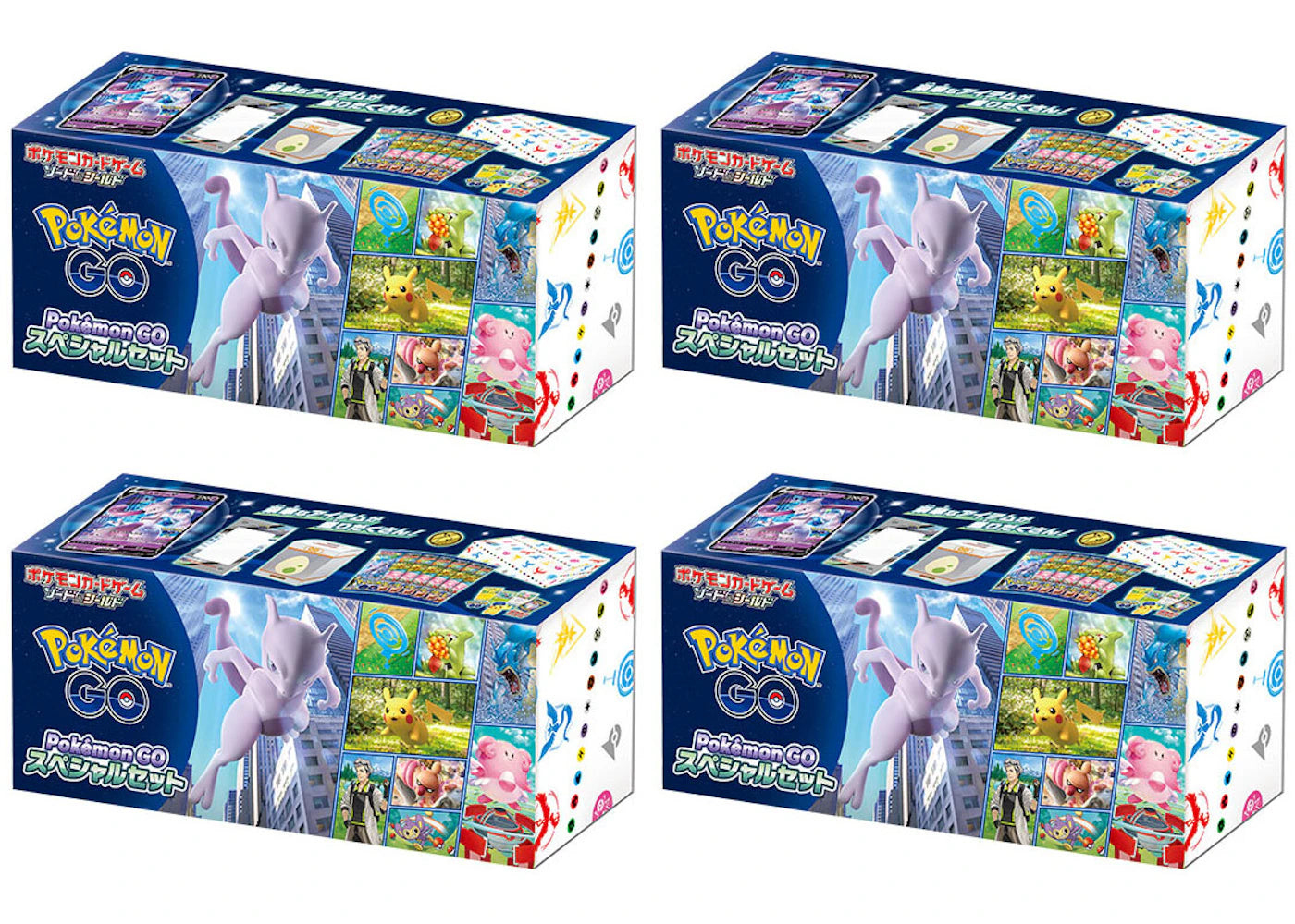 Pokémon TCG Sword & Shield Pokémon GO Special Set (Japanese) 4x Lot