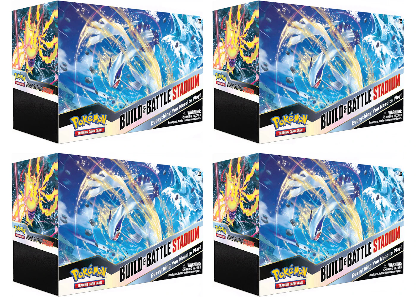 Pokémon TCG Sword & Shield Silver Tempest Build & Battle Stadium 4x Lot