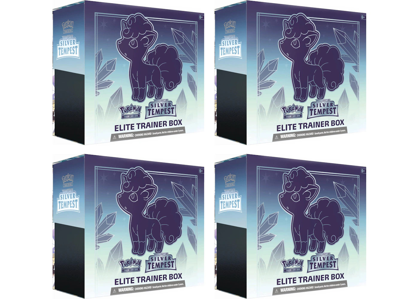 Pokémon TCG Sword & Shield Silver Tempest Elite Trainer Box 4x Lot