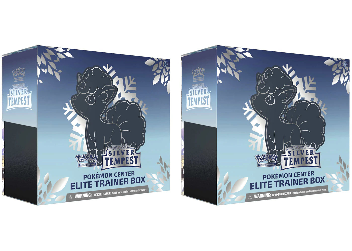 Pokémon TCG Sword & Shield Silver Tempest Pokémon Center Elite Trainer Box 2x Lot