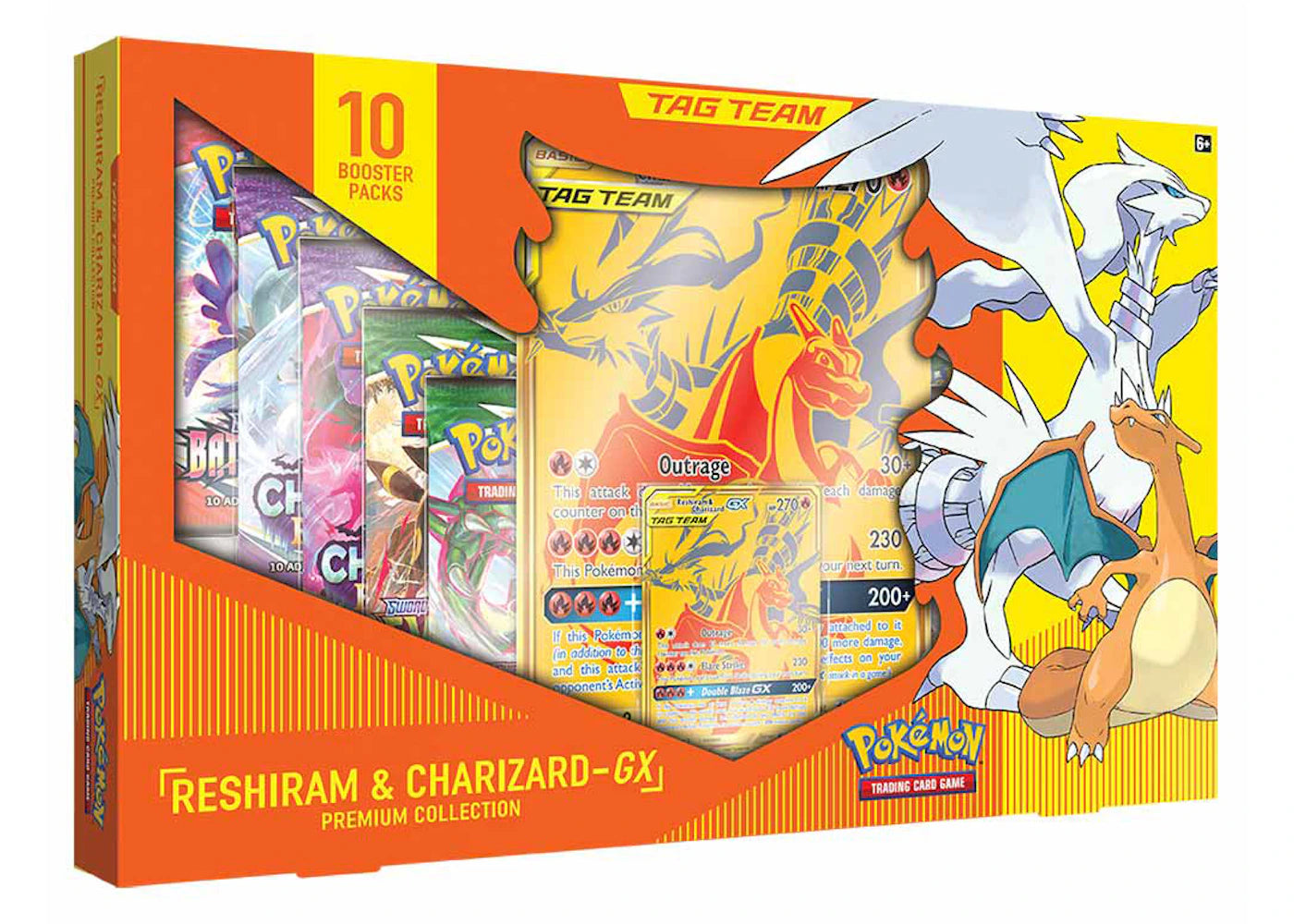 Pokémon TCG Tag Team GX Premium Collection Reshiram & Charizard Box