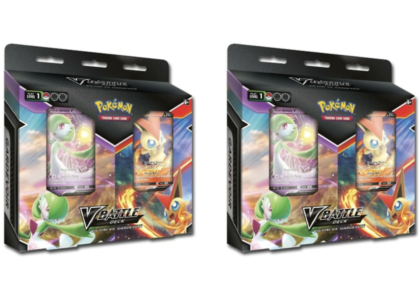 Pokémon TCG Victini Vs. Gardevoir V Battle Deck 2x Bundle