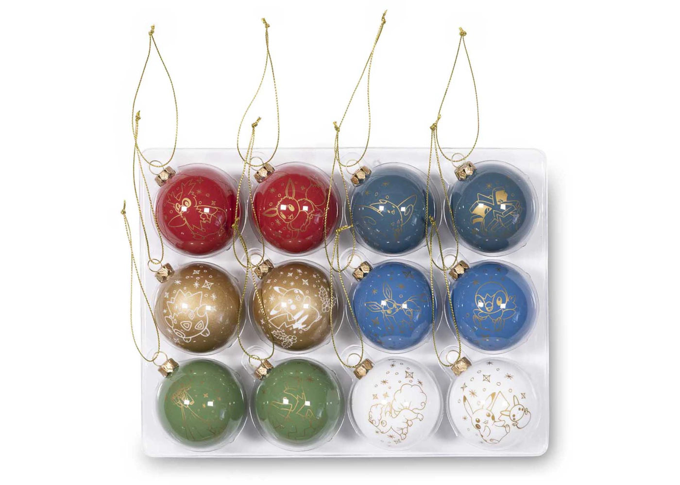 Pokemon Winter Wonders Holiday Ornaments