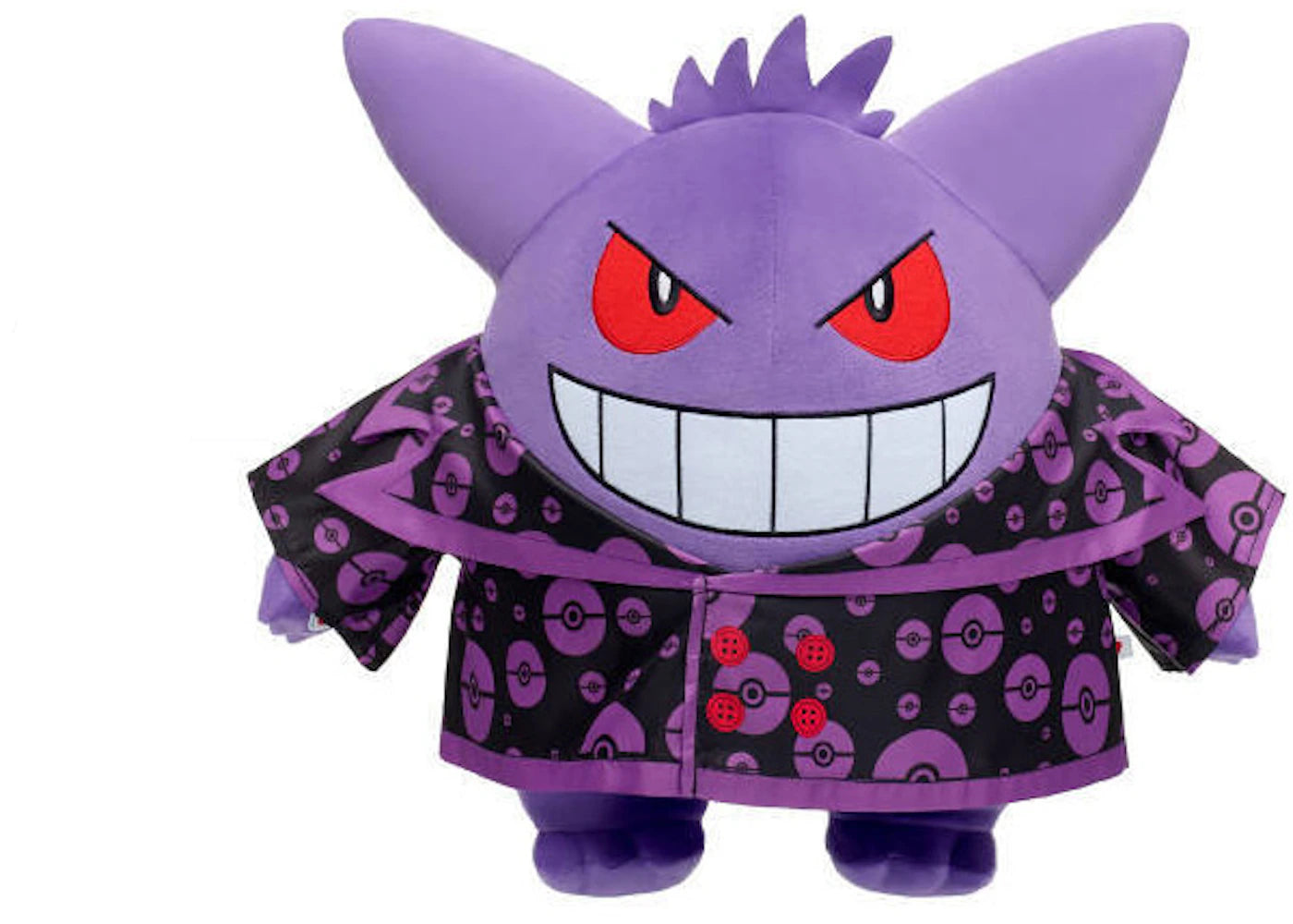 Pokemon x Build-A-Bear Gengar Plush with Sound & Coat