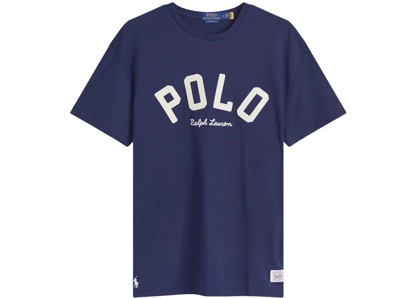Polo Ralph Lauren College Logo T-shirt Cruise Navy