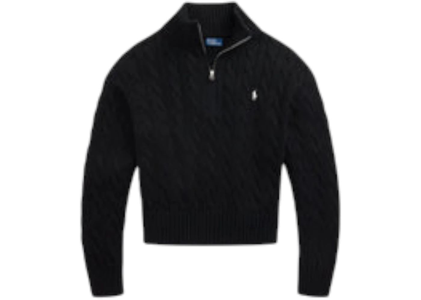 Polo Ralph Lauren Half Zipper Long Sleeve T-shirt Black