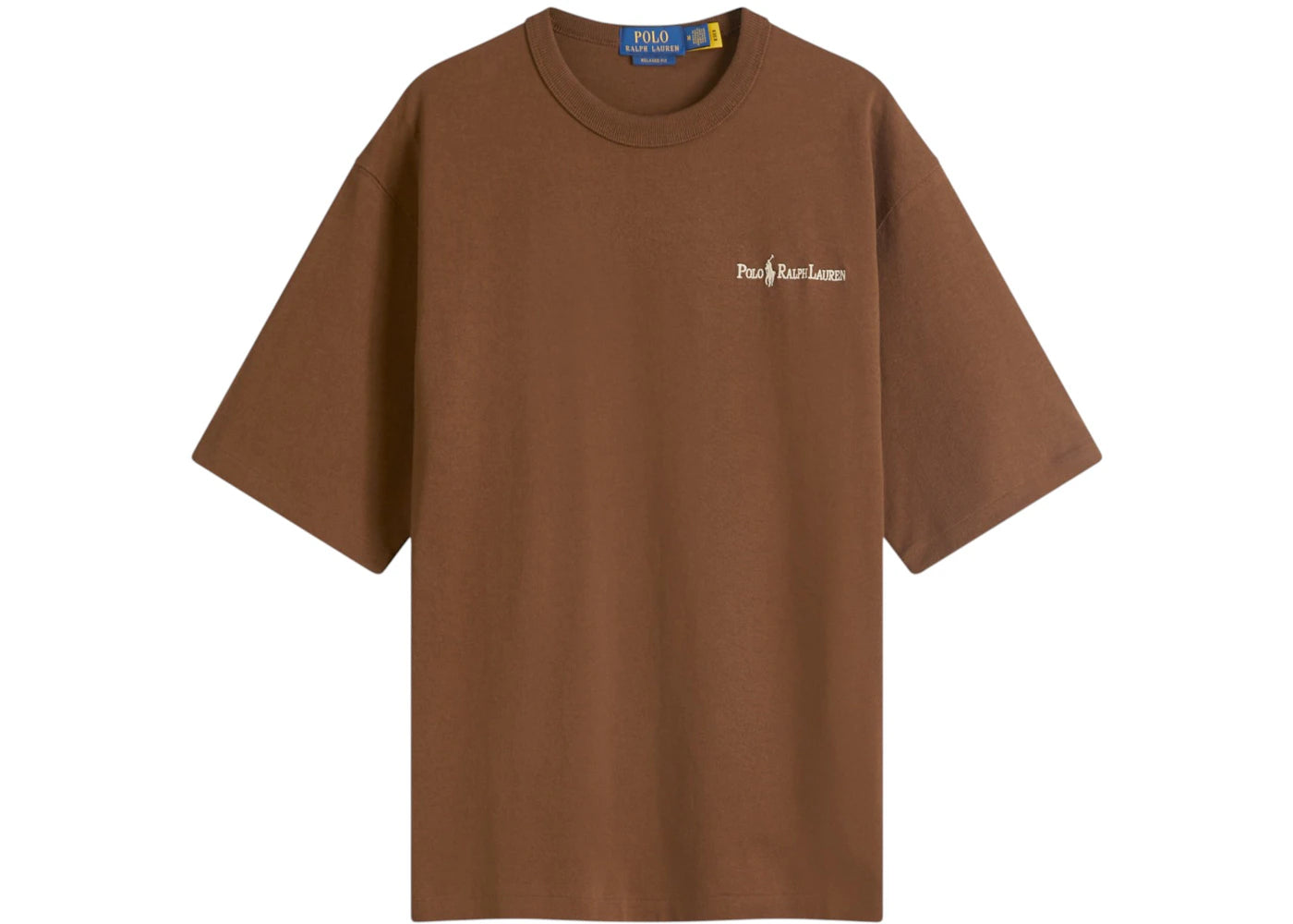 Polo Ralph Lauren Relaxed Fit Embroidered Logo T-shirt Chocolate Mousse