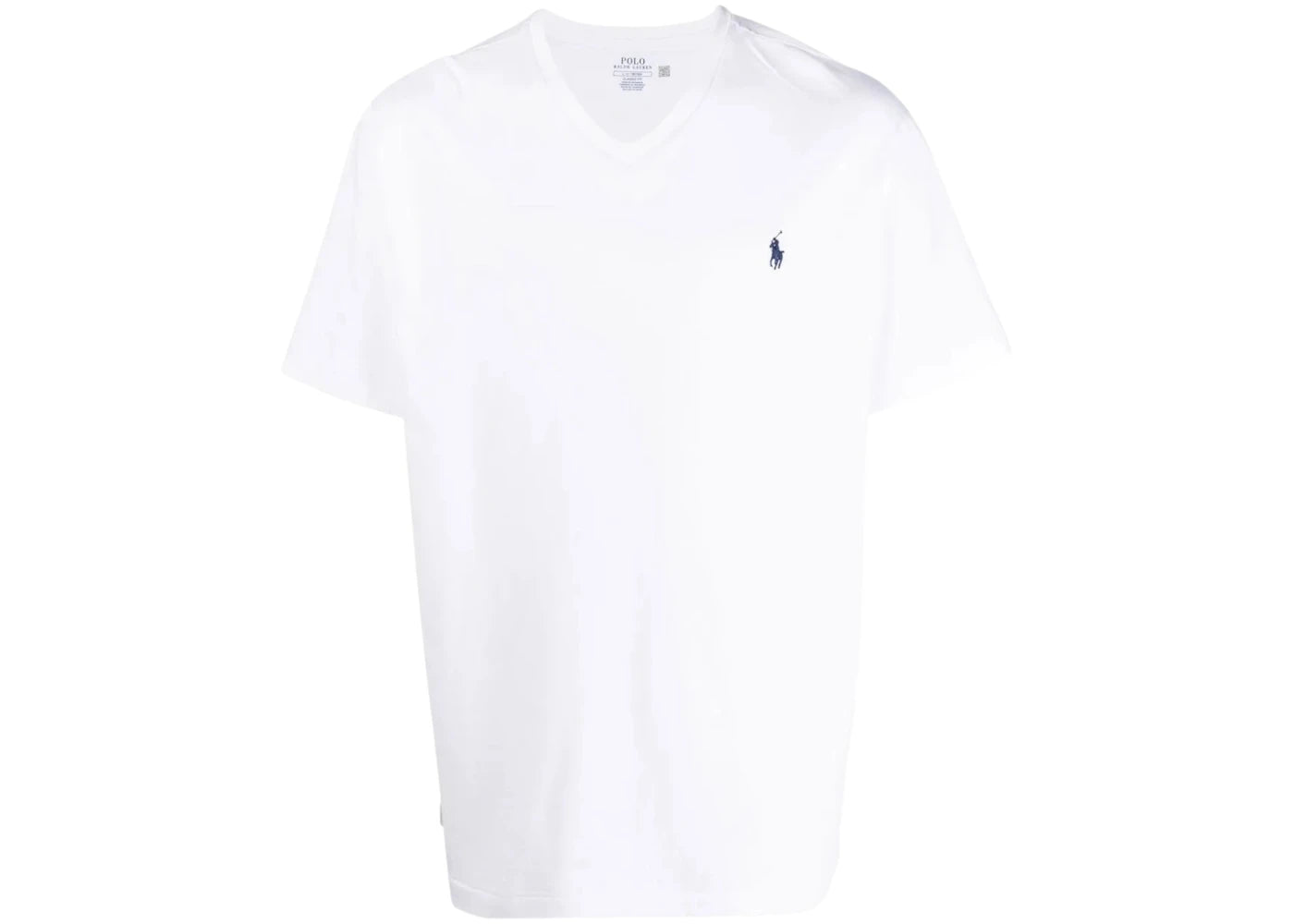 Polo Ralph Lauren Short Sleeve V-Neck Classic Fit T-shirt White
