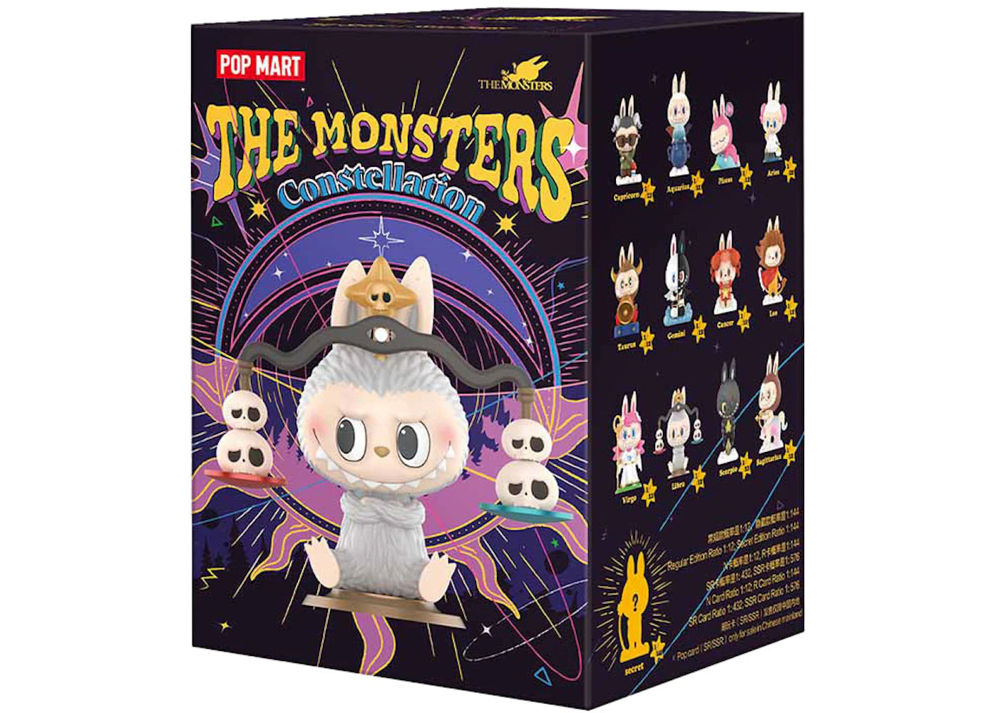 Pop Mart Labubu The Monsters Constellation Series Figures Single Blind Box