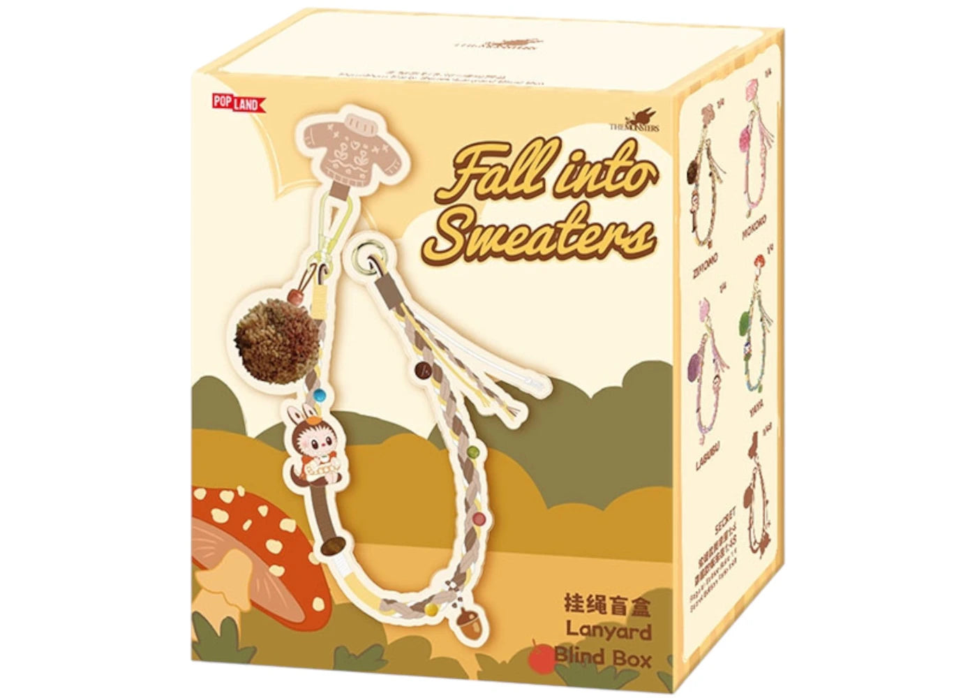 Pop Mart Labubu The Monsters Fall into Sweaters Series Phone Lanyard Single Blind Box