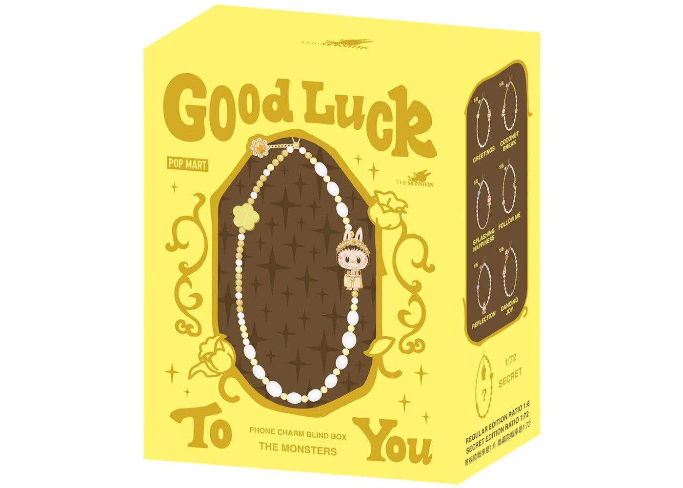 Pop Mart Labubu The Monsters Good Luck to You Phone Charm Single Blind Box