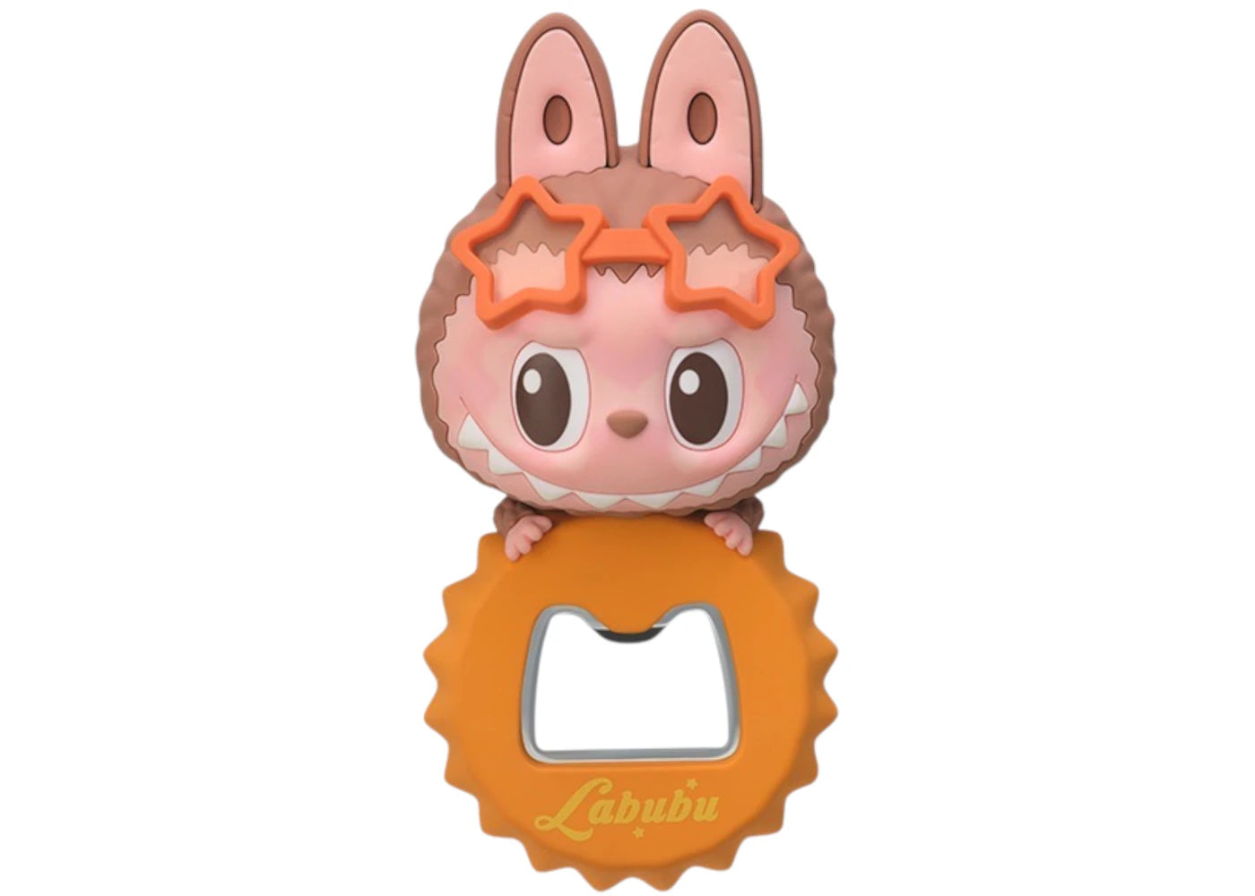Pop Mart Labubu The Monsters Jump Into Summer Series Labubu (Passionate Summer) Bottle Opener Fridge Magnet
