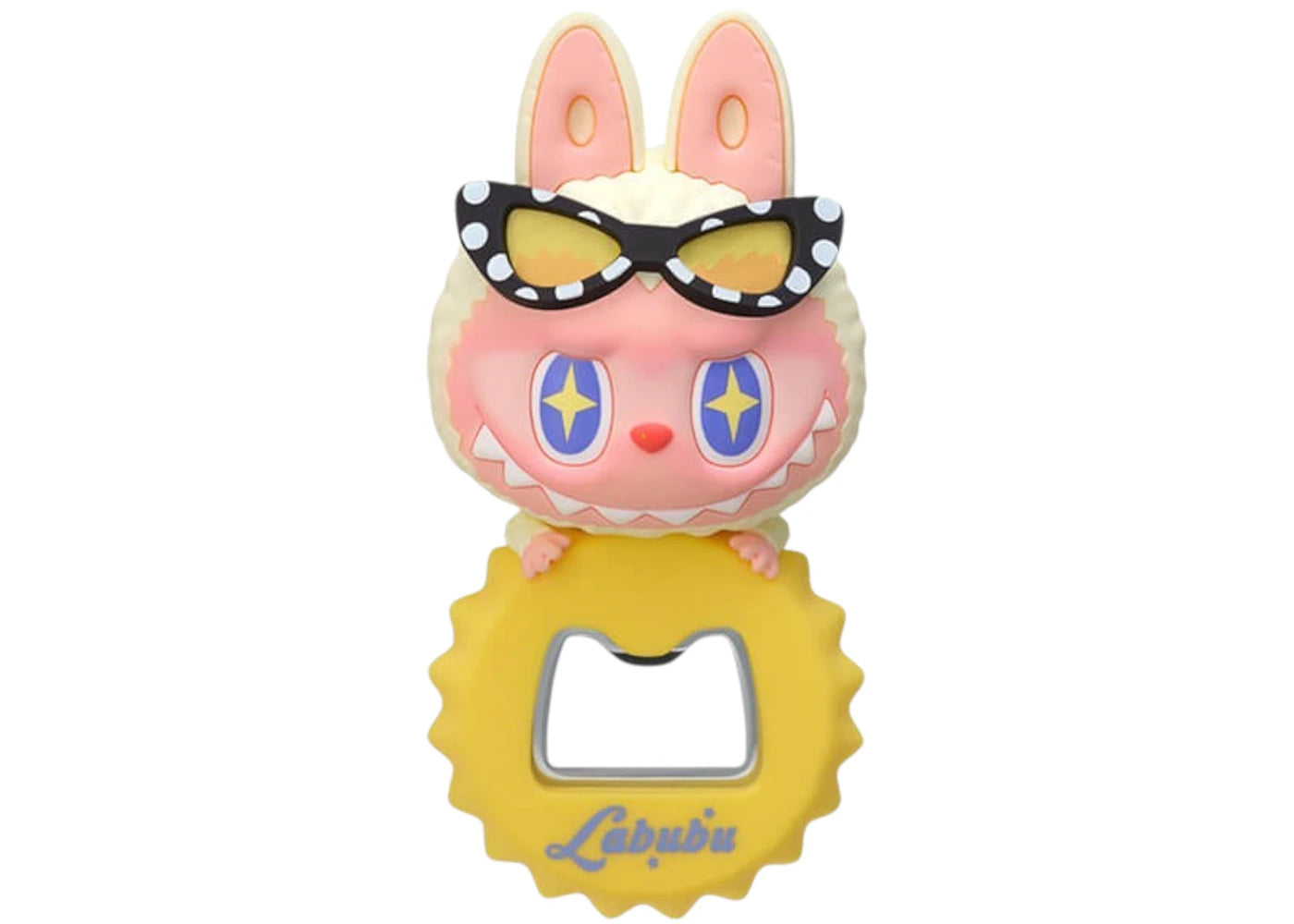 Pop Mart Labubu The Monsters Jump Into Summer Series Labubu (Sparkling Summer) Bottle Opener Fridge Magnet