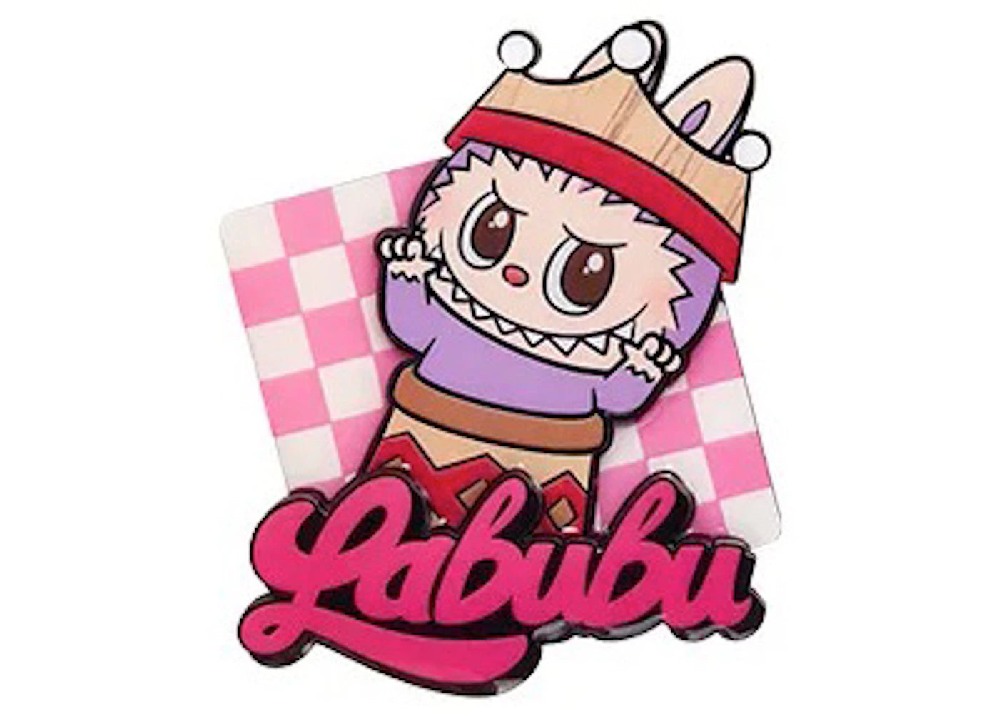 Pop Mart Labubu The Monsters Let's Checkmate Series Bishop Fridge Magnet