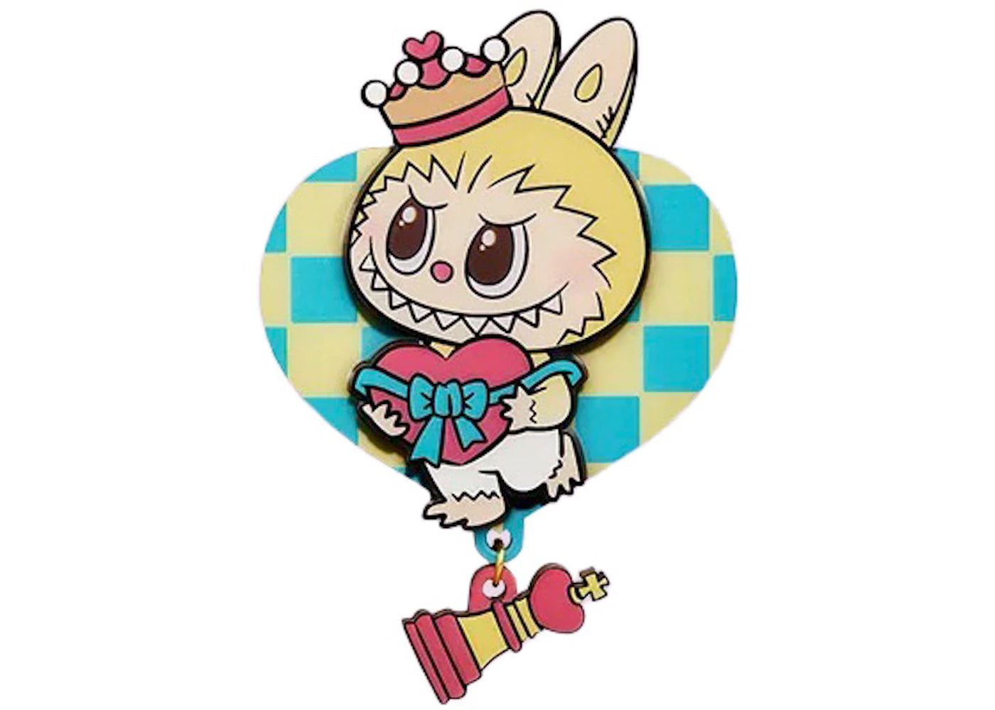 Pop Mart Labubu The Monsters Let's Checkmate Series Bond (Secret Edition) Fridge Magnet