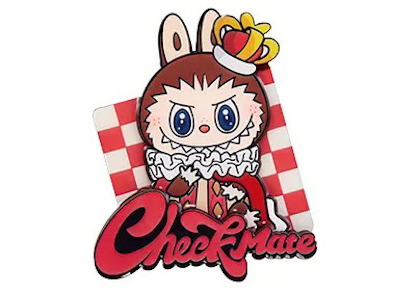 Pop Mart Labubu The Monsters Let's Checkmate Series King Fridge Magnet